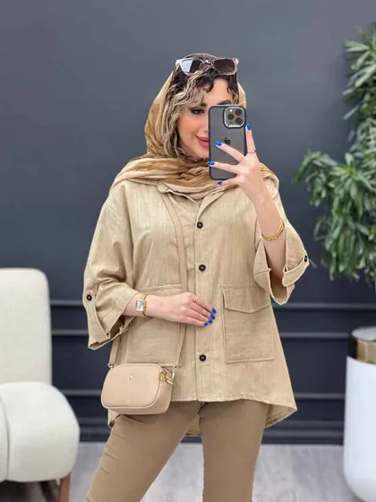مانتو آستین پاگن هیوا