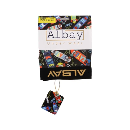 شورت نیم پا مردانه طرحدار Albay کد115