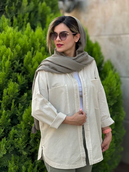 مانتو لینن پنبه ( دارای ایراد جزیی )