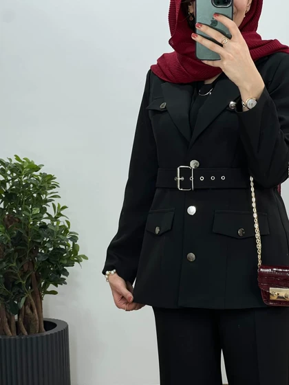 ست سه تیکه کت و شلوار به همراه کمربند ماتیسا