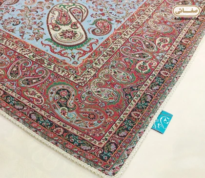 رومیزی 11 ترمه هاشمی کد 17 با 2 رنگ متنوع