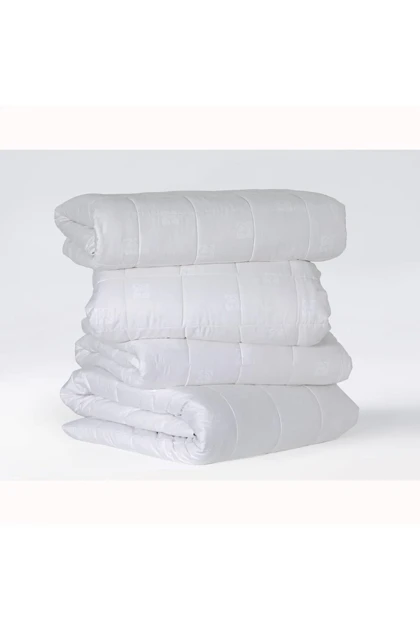 لحاف یک نفره Taç مدل Cottonsoft پنبه - سفید