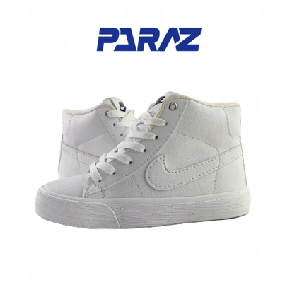 کفش اسپرت زنانه برند نایکی مدل بلیزر ساق‌دار nike سفید کد 88