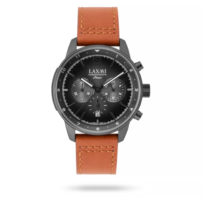ساعت مچی مردانه لاکسمی بند چرم مشکی کد Laxmi 8161/4