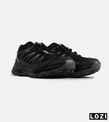 کفش کتانی مردانه و زنانه مشکی طوسی سفید I-Runner مدل 7911