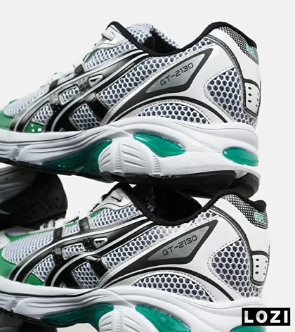 کفش کتانی بزرگ پا خاکستری مشکی سبز ASICS GT 2130
