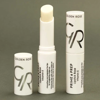 پرایمر رژ لب گلدن رز مدل Prime & Prep Lipstick Base حاوی ویتامین E وزن 4.2 گرم