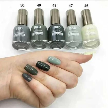 لاک ناخن بی اند دی B&D ساده سری N