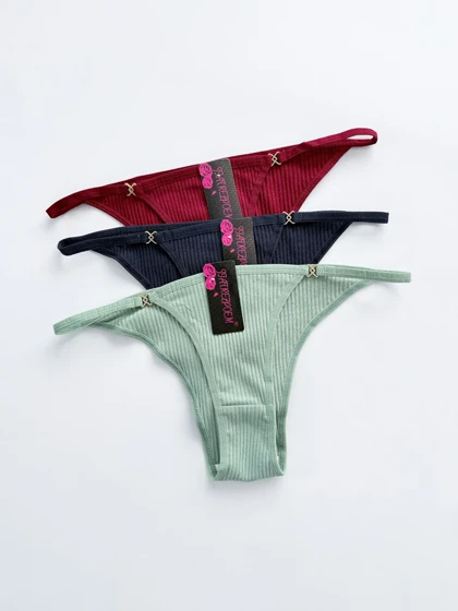 شورت کبریتی تانگ سگک دار