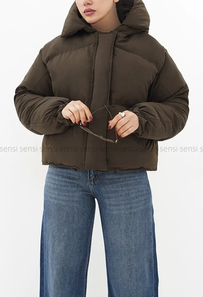 کاپشن پفی کلاه دارکد1004885