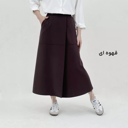 دامن زنانه جلو دکمه
