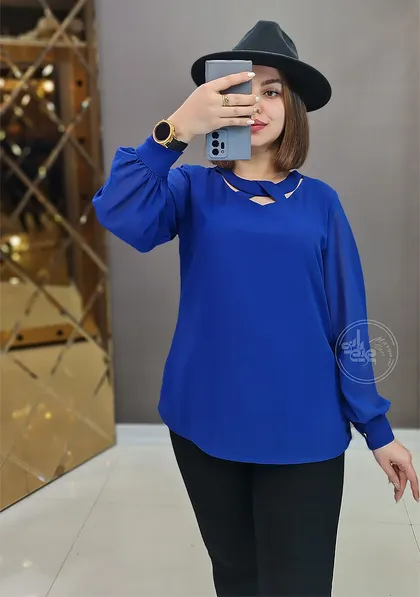 شومیز حریر ناربن