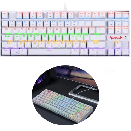 کیبورد گیمینگ سیمی ردراگون Redragon مدل K552W-RGB