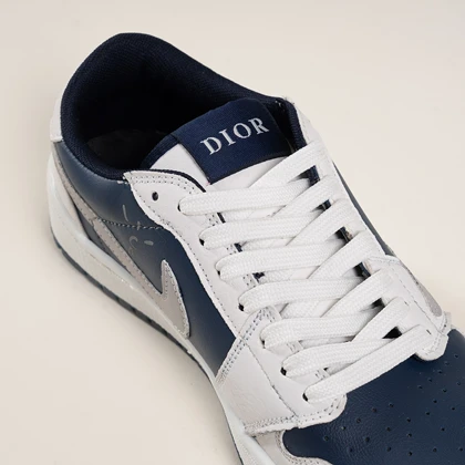 جردن وان ترویس دیور سفید سرمه ای (Air Jordan 1 Travis Scott Dior Blue Navy)
