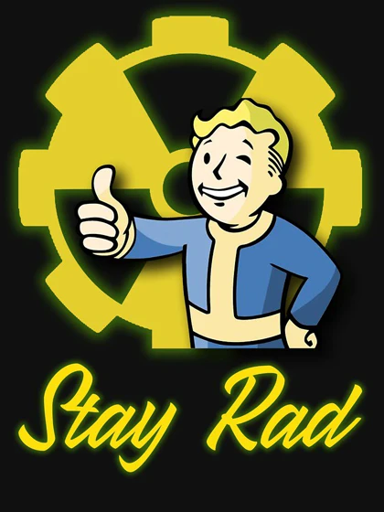 تیشرت کلاسیک طرح فال اوت | Stay Rad کد 223342