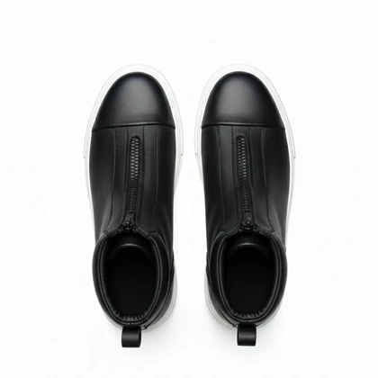 نیم بوت وسط زیپ ZARA