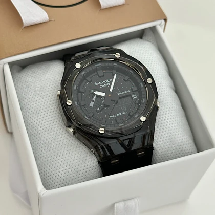 ساعت جی شاک مشکی پمپی 2100 G-SHOCK کد 1125