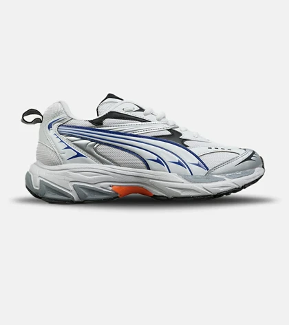 کفش کتانی ورزشی سفید آبی مشکی مردانه و زنانه PUMA Velophasis مدل 8523