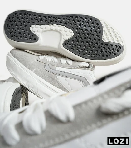 کفش اسنیکرزمردانه طوسی سفید ونس VANS