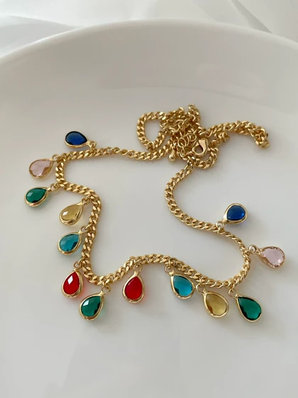 ست مولتی کالر نگین اشکی