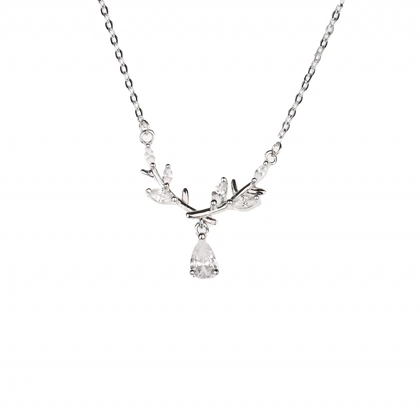 گردنبند نقره شاخه کد 2512100