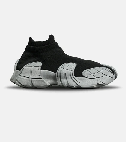 کفش کتانی مردانه مشکی طوسی BALENCIAGA مدل 6939