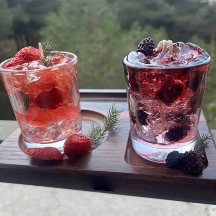 شمع شربت توت فرنگی و شمع شربت شاتوت