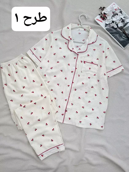 ست بلوز و شلوار راحتی قواره دار کد 5753