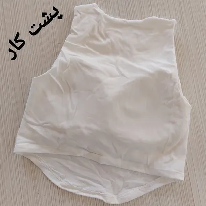 کراپ زنانه کاپ ثابت پایین هلالی