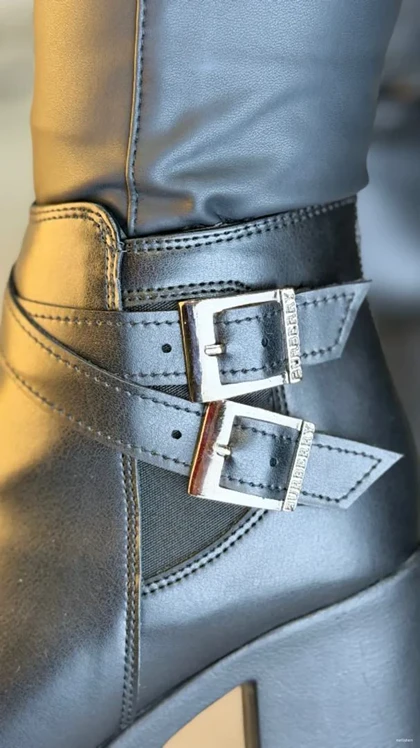 6418 - نیم بوت دو سگک گلوریا 6418