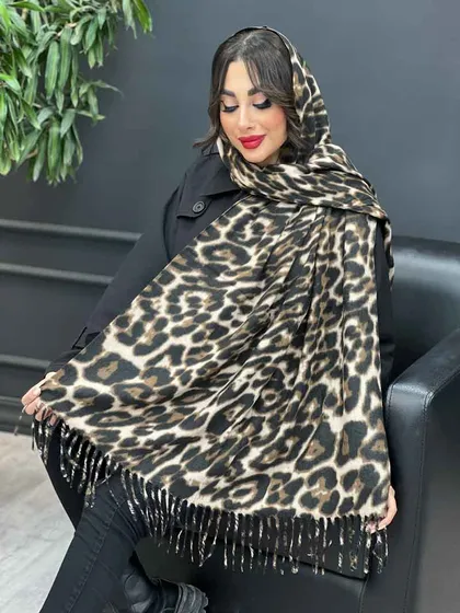 شال طرح پلنگی
