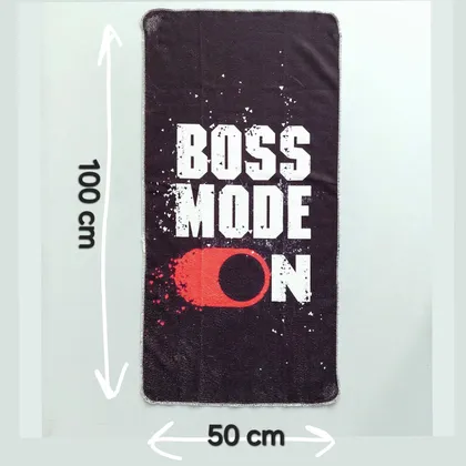 حوله ورزشی BOSS MODE سایز 50 در 100