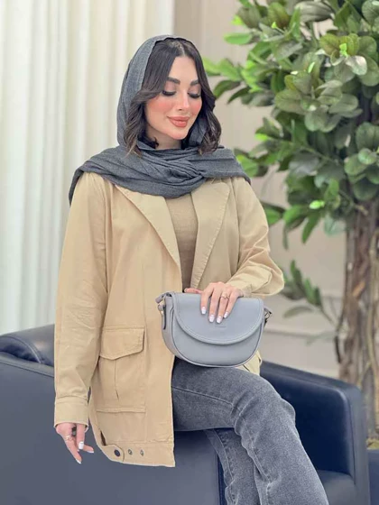 مانتو پایین پاگن دو جیب پاکتی
