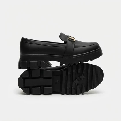 کفش لوفر زنانه مدل سارا مشکی کد 295915