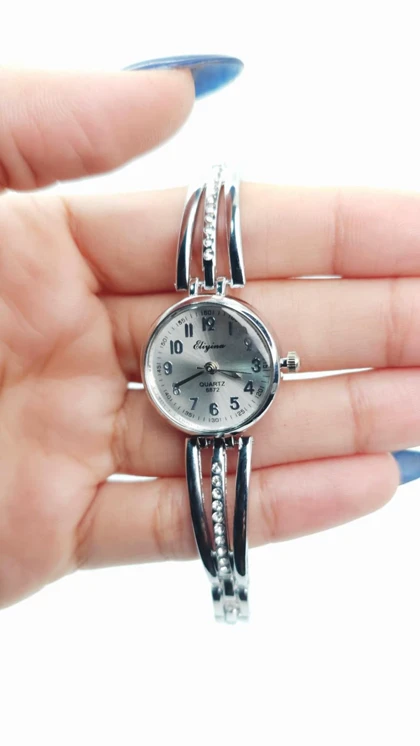 ساعت مچی زنانه الینا Eliyina نگین‌دار با موتور کوارتز