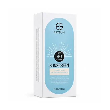 ضد آفتاب بی‌رنگ استلین Estelin مدل Ultra Light SPF80
