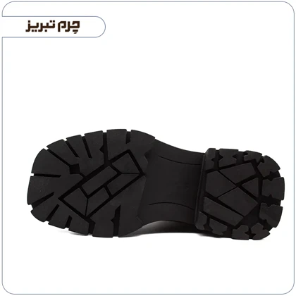 نیم بوت دخترانه مشکی چرم طبیعی کد B3642