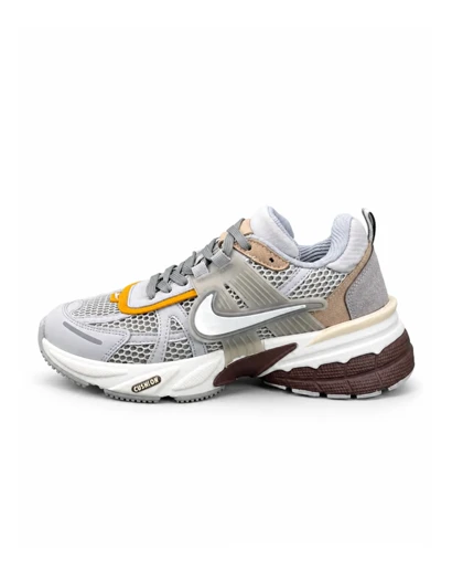 کفش کتانی زنانه مدل نایکی V2K طوسی قهوه ای (بالاترین کیفیت) NIKE V2K