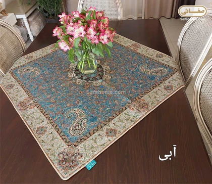 رومیزی 11 ترمه هاشمی کد 79 با 3 رنگ متنوع
