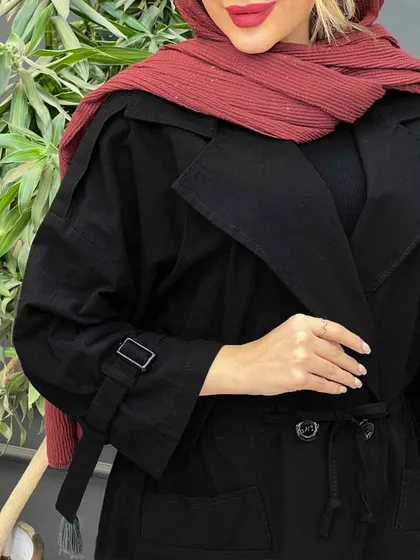مانتو چهار دکمه صحرا