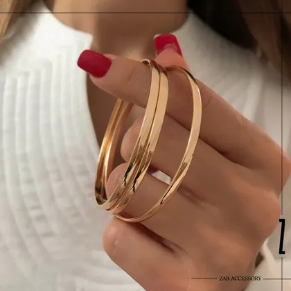 النگو زنانه آینه‌ای 3 میل