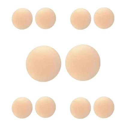 چسب سینه مدل سیلیکونی نیپل 10 عددی