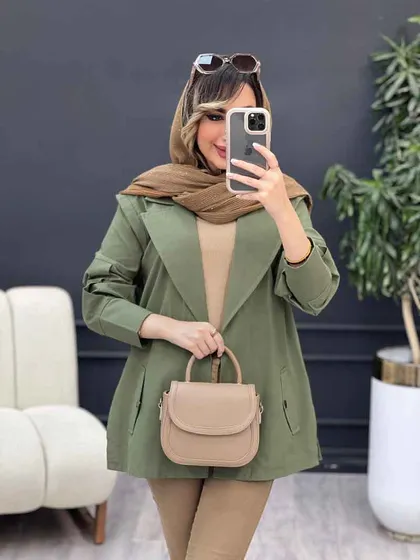 مانتو لینن سر شانه ژیله