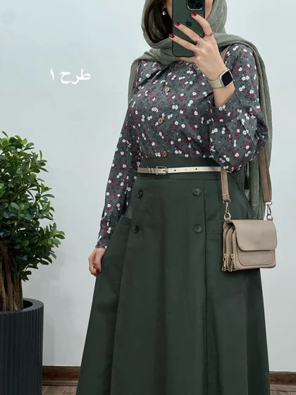 ست بلوز و دامن هما 7 کد 3053