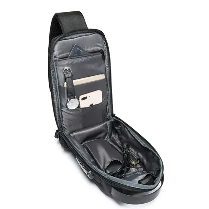 کیف بادی بگ اورجینال بنج مدل BANGE - BG22085 + قفل ضد سرقت