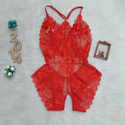 لباس خواب یا بادی فانتزی فاق باز یک تکه Queen کد 2014