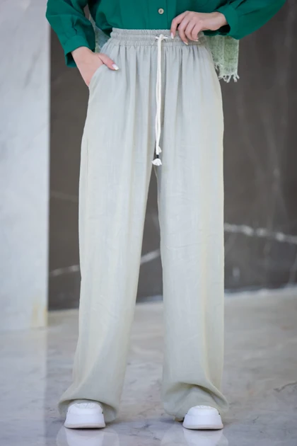 شلوار رایون کمر کش