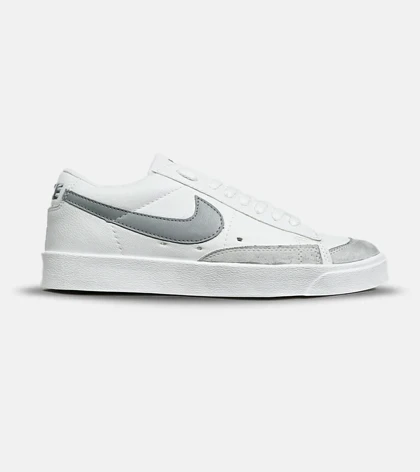 کفش نایک مردانه و زنانه سفید طوسی Nike Blazer Low 77