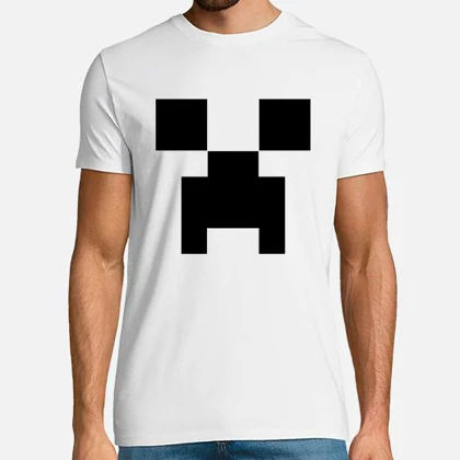 تیشرت Minecraft طرح کریپر مشکی کد 42483