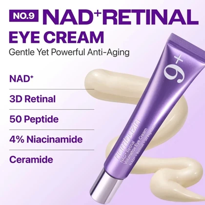 کرم دور چشم ضدچروک نامبوزین مدل No.9 NAD+ Retinal حجم 10 میلی‌لیتر